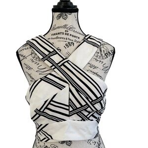 KEEPSAKE the Label Monochrome Striped Dress